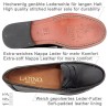 Men's Penny Loafer black Nappa Leather Dress Shoes Goodyear Welted Leather Sole Formal Shoes