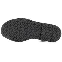 High grip synthetic sole traditional tire tread white sandals flat