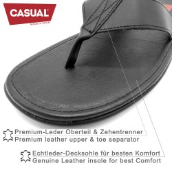 Detailaufnahme hochwertiger Lederverarbeitung am Zehensteg