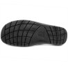 Men's leather sandals thongs flip-flops black - Made in Spain