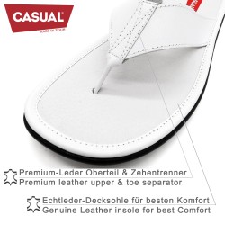 Macro detail genuine leather texture men flip flops premium summer sandals