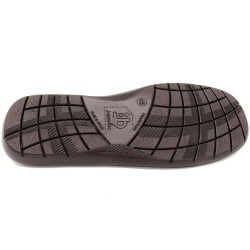 outsole texture brown leather flip flops