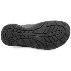 Herren Leder Sandalen Braun mit Gel-Fußbett und Schnellverschluss | Bequeme Komfortsandalen | Made in Portugal