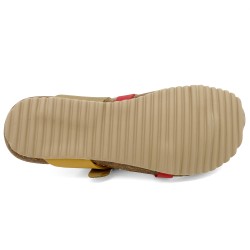 Women's Leather Cork Sandals with Anatomical Footbed – Made in Spain