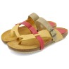 Hochwertige Damen Leder Sandalen für Sommer und Urlaub