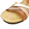 Vielseitige Damen Leder Sandalen mit Korksohle – perfekt für Sommer, Urlaub und Alltag