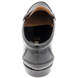 Men's Leather Business Loafers – COMFORT Stitched Slip-on Shoes with Leather Sole – Black